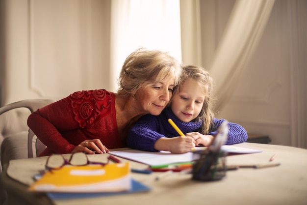 Spending time with Grandma