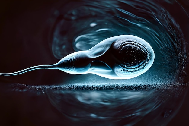 Sperma Het spermatozoön ovuleert in het ei