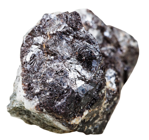 Sphalerite 아연 blende 돌 흰색 절연