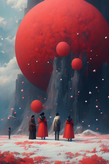 beeple saturno butto 매혹적인 착시 cir 스타일의 상상의 영역