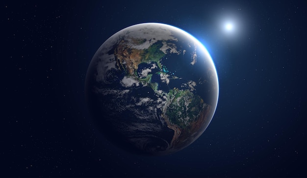 sphere of nightly earth star and galaxy planet in outer space city lights on planet concept on the theme of ecology environment earth day elements of this image furnished by nasa