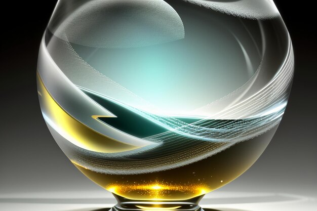Spherical gloss abstract art texture poster cover background wallpaper banner creative design