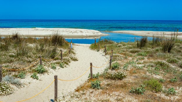 Spiaggia di su tiriarzu in posada sardinia italy