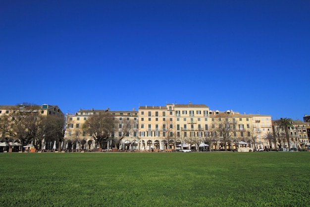 Photo spianada square of corfu greece