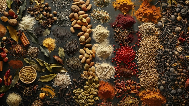 Spices assortment Generative AI