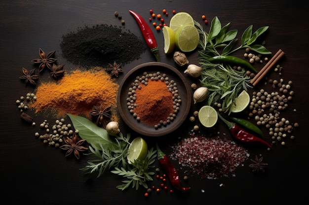 spices background