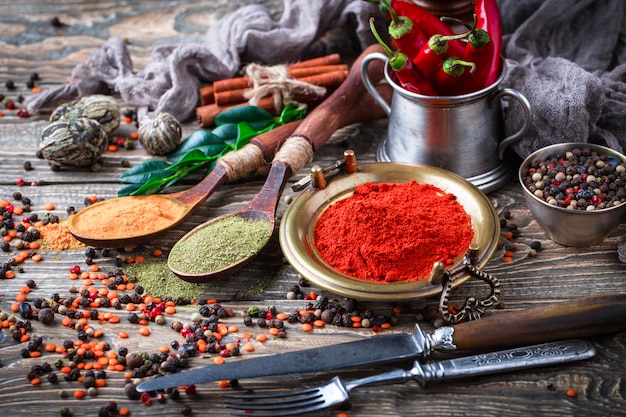 Spices and condiments for food