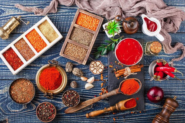 Spices and condiments for food