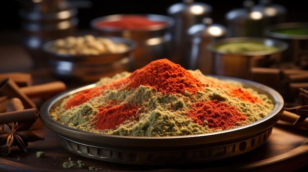 spices of india HD 8K wallpaper Stock Photographic Image