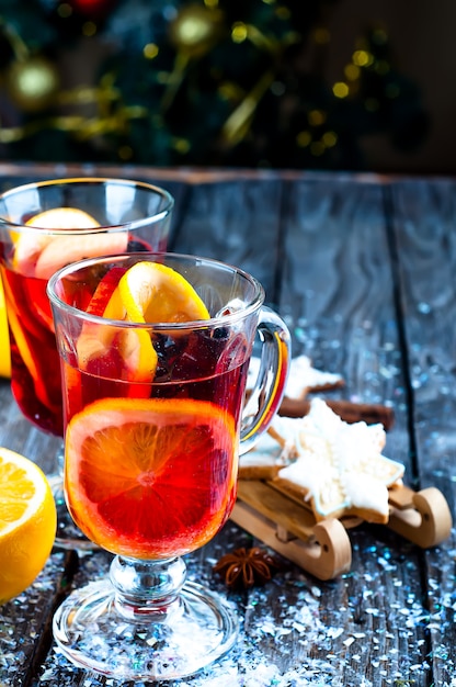 spices and mulled wine 