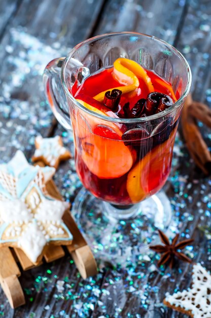 Photo spices and mulled wine