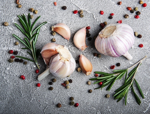 Photo spices on a table