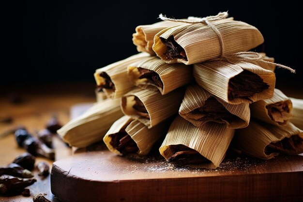 Spicy Ancho Chile Tamales