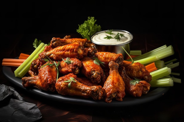 Spicy Buffalo Wings Platter