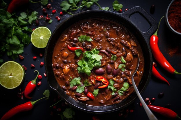 Spicy Chili Bean Soup