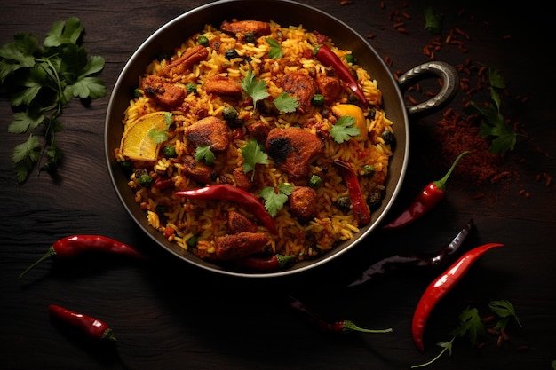 Spicy Chorizo Biryani Fusion