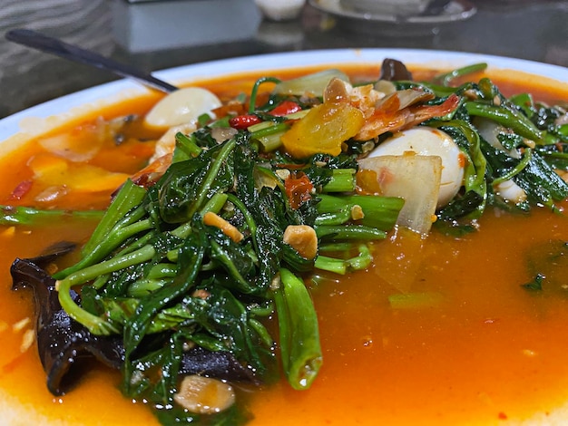 SPICY KANGKUNG WATER SPINACH