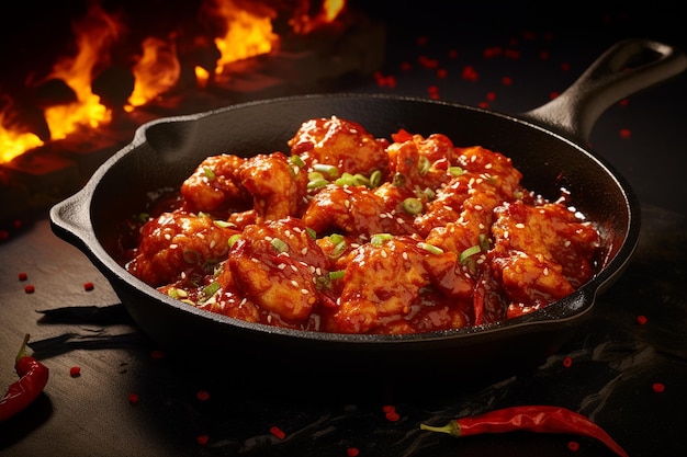 Spicy Korean Fried Chicken