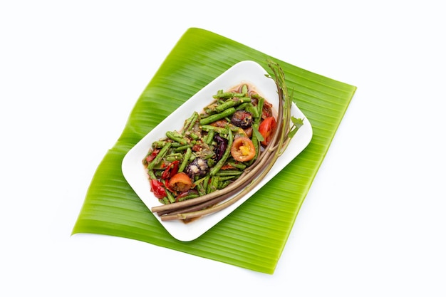 Spicy long bean salad Thai food