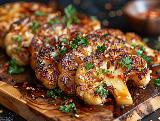 SPICY MAPLE CUMIN CAULIFLOWER STEAKS