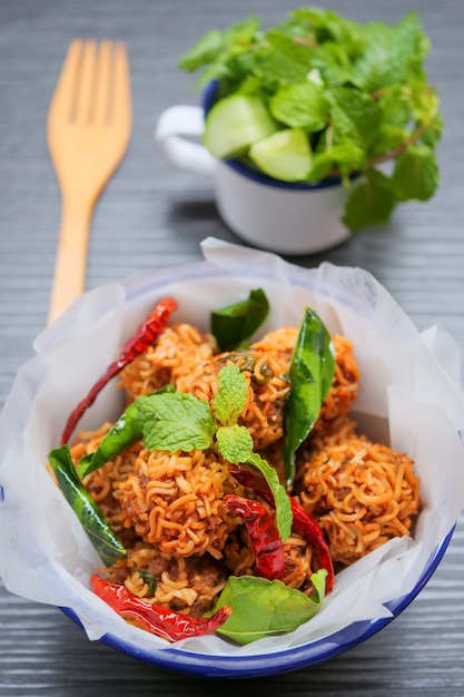 Spicy Minced Pork  Minced Instant Noodles