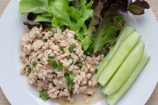 Spicy Minced Pork Salad