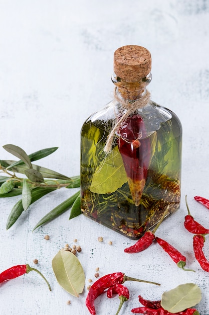 Spicy olive oil