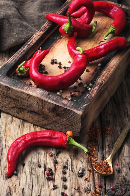 Spicy oriental spice red pepper