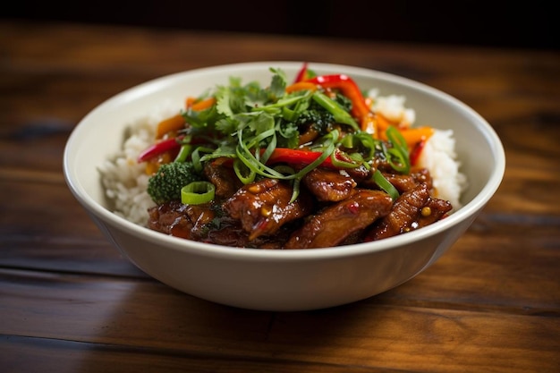 Spicy Pork Teriyaki Donburi