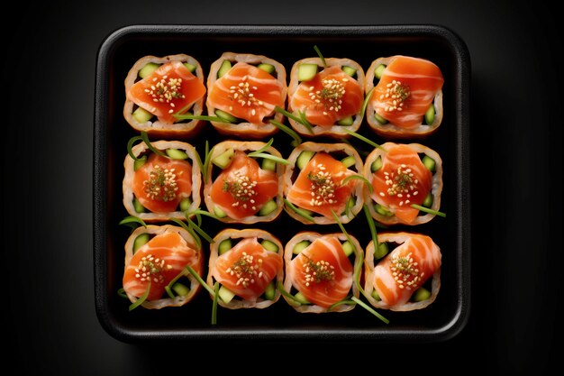 SPICY SALMON SUSHI BAKE