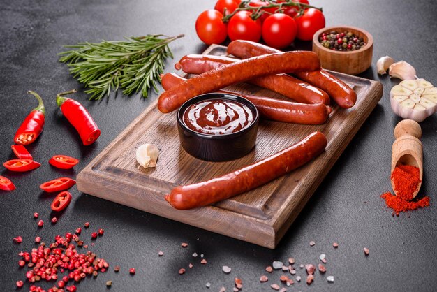 Photo spicy seasoning of georgian cuisine adjika in a bowl with red pepper and garlic