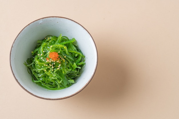 Spicy Wakame Seaweed Salad - Japanese food style