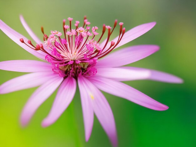 Spider flower flower beautifully bloomed with natural background ai generated