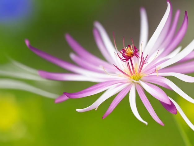 Spider flower flower beautifully bloomed with natural background ai generated
