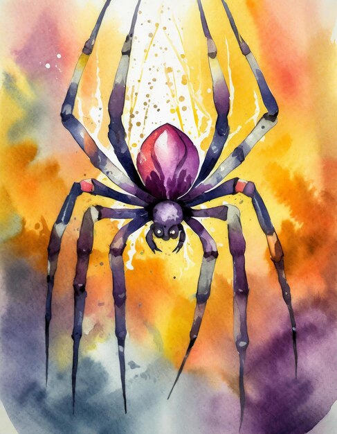 Photo spider illustration