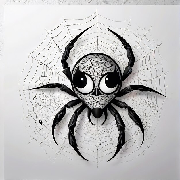 Photo spider illustration