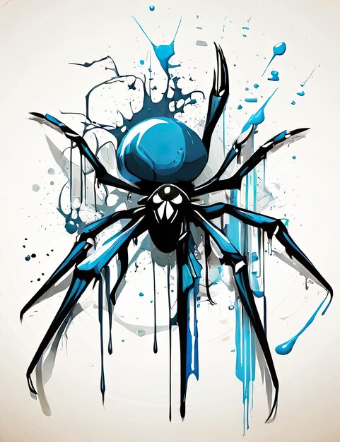 Photo spider illustration