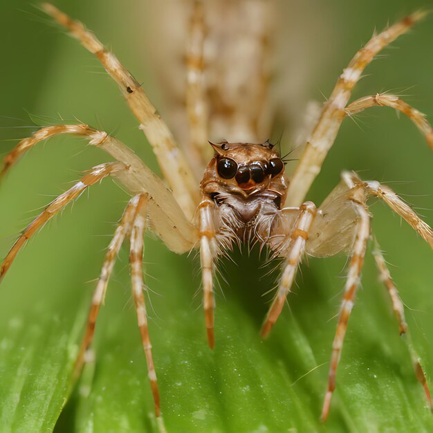 Photo a spider that is on a plant