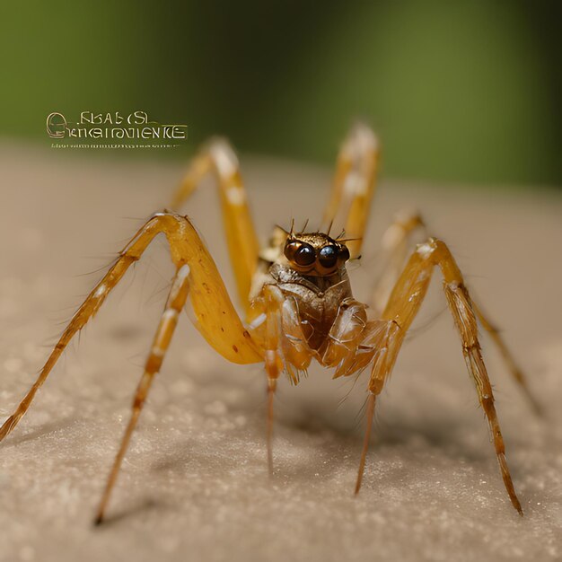 Photo a spider that is on a table