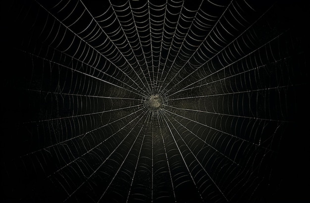 spider web image for composition