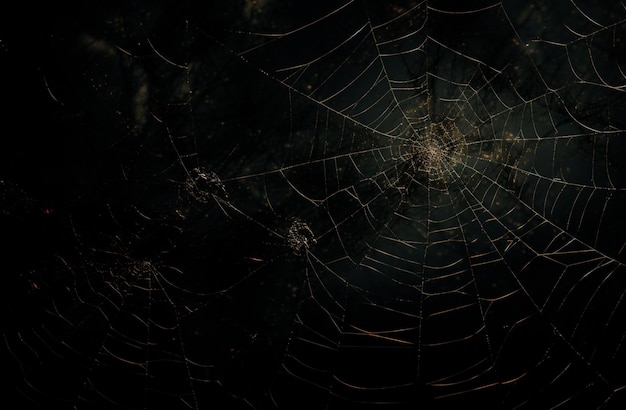 写真 合成用のクモの巣画像