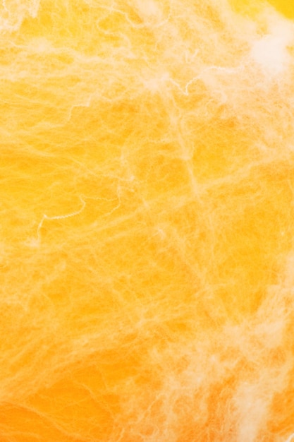 Spider web on an orange background halloween concept copy space