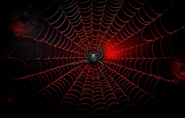 spider web transparent translucent halloween style