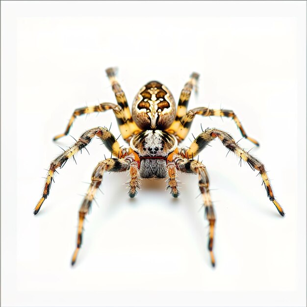 A spider in white background Job ID 69dc7535babc4411bc373d96edb08bd2