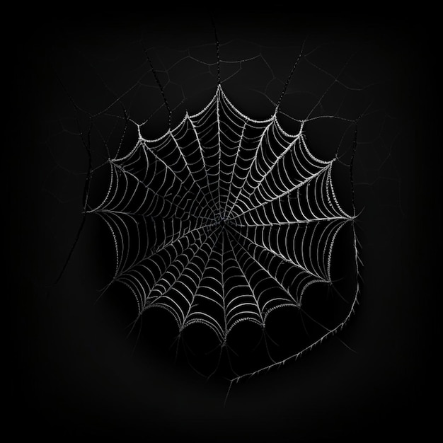 Spidernet on a black background