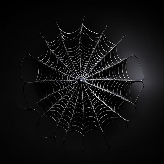 Spidernet on a black background