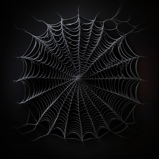 Spidernet on a black background