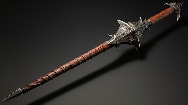 Spiked Sword Meticulously Crafted Weapon For Dungeon Fantasy