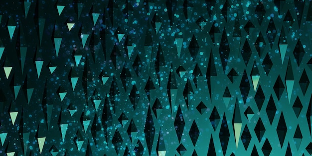 Spiky triangle abstract geometric background 3d illustration