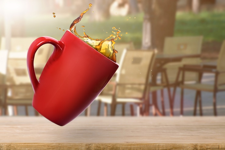 फोटो spilled coffee